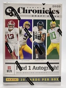 2020 Panini Chronicles Draft Picks Football Blaster Box Sealed Burrow Herbert RC - Picture 1 of 3