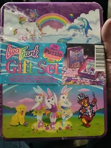 Vintage Lisa Frank Ballerina Bunnies latta da collezione prima di serie SIGILLATO - Foto 1 di 10