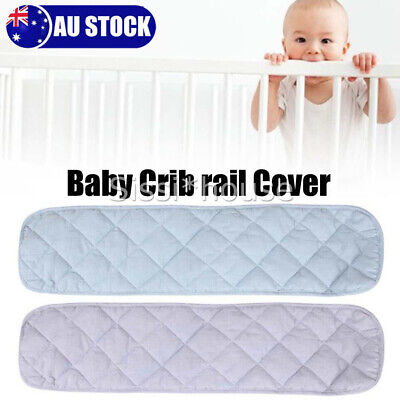 Baby Cot Rail Cover Crib Teething Pad Guard Padded Soft Bumper Protector NEW • 24.65$