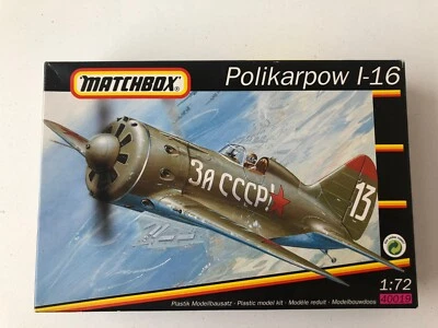 Matchbox 40019 Polikarpow I-16 1/72 Model Kit (B180) - Image 1 of 3