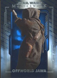 Star Wars Masterwork 2020 Blue Base Card #19 Offworld Jawa - Picture 1 of 1