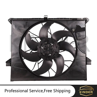 Radiator Cooling Fan Assembly 1645000593 For Mercedes-Benz R320 R350 ML350 ML450 - Imagem 1 de 4