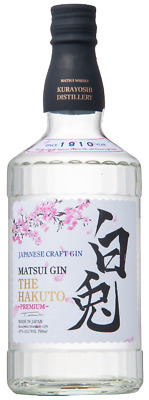 Kurayoshi Matsui The Hakuto Premium Gin 700mL Bottle • 99.99$