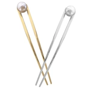 2pcs Hairpin U-shaped Hairpin Hair Chopsticks for Women Gold Headpiece Hair G... - Picture 1 of 9