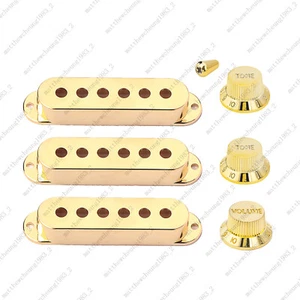 48/50/52 Guitar Pickup Covers Knobs Switch Tip Set For Fender SQ ST Multicolors - Picture 1 of 16