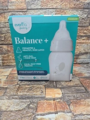 USED  Evenflo Balance+ Wide Neck BPA-Free Baby Bottles, 9oz  3-Pk - Image 1 of 4