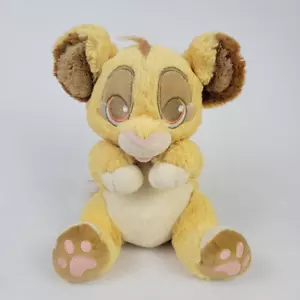 Disney Bebés Simba Rey León Peluche Amarillo Sentado Peluche Gato 9" - Imagen 1 de 7