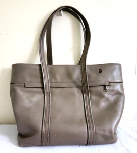 Vtg Hartmann Luggage Sided Carry On Overnight Weekender 16" Leather Bag Tote - Picture 1 of 22