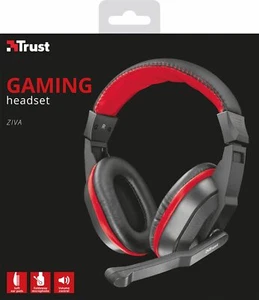 TRUST ZIVA CUFFIE GAMING PER PS4 XBOX ONE PC SWITCH MICFOFONO CUFFIA GIOCO NUOVA - Imagen 1 de 4