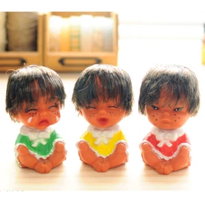 Ugly Doll 3Pcs Set Funny Face Kids Baby Figure Korean Comic Toy Straight Hair - Picture 1 of 3