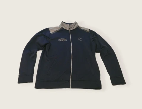 Kansas City Royals Under Armour Storm Jacket Medium Loose 2014 Postseason MLB Cover