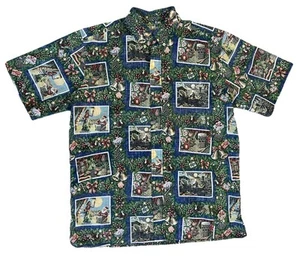 Vintage MELE KALIKIMAKA From Reyn Spooner Limited Edition Hawaiian Shirt Medium - Picture 1 of 11