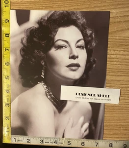 Ava Gardner Actress Headshot Publicity Scene Book Photograph - Picture 1 of 1