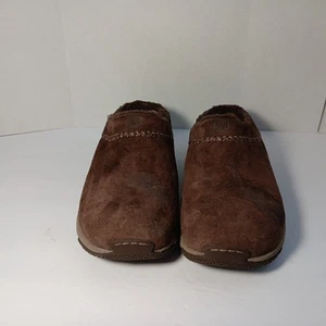 Merrell Encore Chill Stitch schokobraune Slipper Lederschuhe Damengröße 9,5 - Bild 1 von 7