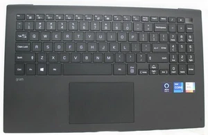 15Z95P-PLMRST LG Grammo Copertura superiore per poggiapolsi con Kb Us Bl 15Z95P-P-Aae8U1 "GRADO A" - Foto 1 di 1