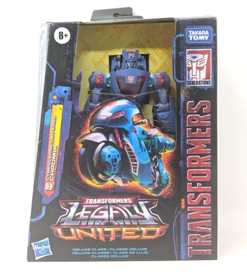 Transformers Legacy United -Clase Deluxe- Universo Cyberverse CHROMIA *Nuevo Foto 1 de 4
