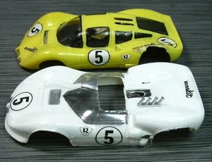 1960's? SLOT CAR RUSSkit? Vac Chaparral BODY Lot of 2 VINTAGE 1/24 - Picture 1 of 5
