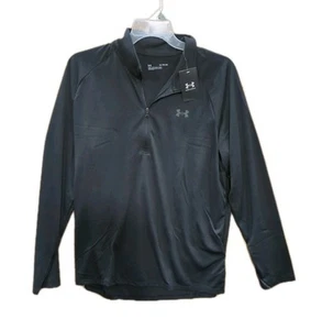 Under Armour Men's Tech 2.0 Half Zip Top UA Black Size XL R4-B - Picture 1 of 8