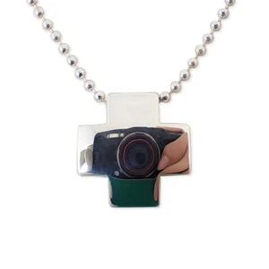 Collar colgante cruz romana Tiffany SV925 usado j42-13 - Imagen 1 de 11