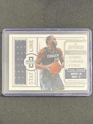 2014 Panini Innovation NBA Al Jefferson #6 Stat Line Game-Worn Relic 20/299! — 第 1/2 张图片