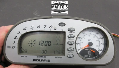 GOOD OEM POLARIS 1999-2001 GENESIS CARB GENESIS I FFI 1200 MFD DISPLAY GAUGE - Image 1 of 4