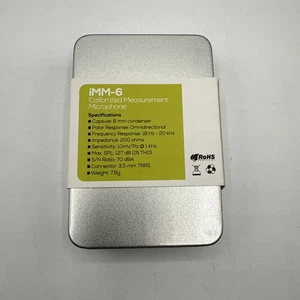 Micrófono calibrado Dayton Audio iMM-6 iDevice conector de 3,5 mm - Imagen 1 de 5