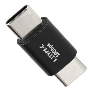USB C Extender Adapter Type C 3.1 Male To Male Adapter Support Fast Charge 10 FY - Zdjęcie 1 z 22