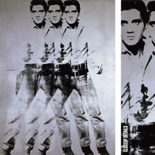 30W"x40H" TRIPLE ELVIS, 1963 by ANDY WARHOL - PRE​SLEY VEGAS CHOICES of CANVAS