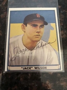 Jack Wilson Boston Red Sox Signed Auto Autographed 1941 Playball Reprint - Picture 1 of 1