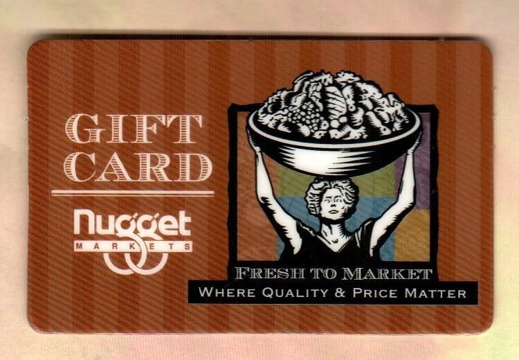 NUGGET MARKETS Fresh to Market ( 2004 ) Gift Card ( $0 ) - Image 1 of 1