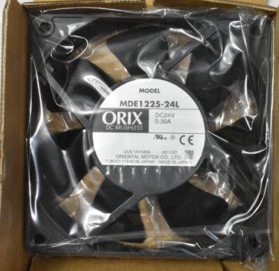Новый осевой вентилятор ORIX Oriental Motor MDE1225-24 л 24 В постоянного тока, 0,30 А - Изображение 1 из 2