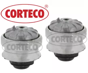 Engine Motor Mount 2pcs OEM Corteco for Mercedes W124 W201 Gas Diesel 86-95 - Picture 1 of 1