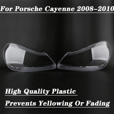 Пара прозрачных чехлов для объектива фары для Porsche Cayenne 2008 2009 2010 - Изображение 1 из 4