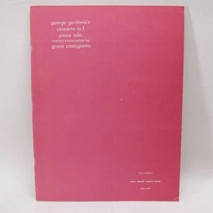 George Gershwin Concerto in F Piano Songbook Sheet Music Score 1946 New World - Picture 1 of 8