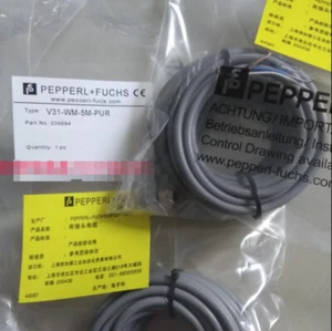 Z 1PCS NEW PEPPERL + FUCHS V31-WM-5M-PUR Proximity switch connecting wire - Picture 1 of 4