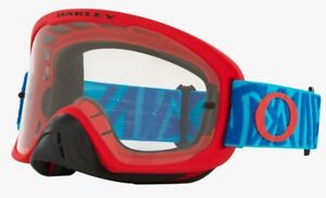 OAKLEY O-FRAME 2.0 PRO MX GOGGLES RED W/ CLEAR LENS OO7115-38