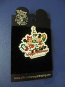 WDW Happy Holidays Mickey and Minnie Disney Pin * - Picture 1 of 1