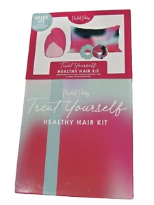 Packed Party Treat Yourself Healthy Hair Kit 5pc set Scrunchies Towel PillowCase - Picture 1 of 2