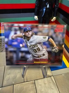 2022 Stadium Club Corbin Burnes Red Foil #129 Milwaukee Brewers