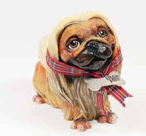 Schöne Arora Little Paws Paris der Pekingese Hund Figur - Bild 1 von 4