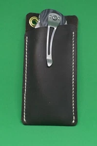 Leder EDC Taschenmesser Organizer für 3 1/2" Klinge Slipjoints, Benchmade usw. - Bild 1 von 3
