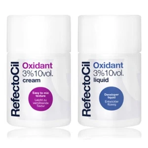JUEGO DE 2 x 3.38 oz oxidante oxidante Refectocil 3% desarrollador, líquido y crema (100 ml) - Imagen 1 de 3
