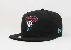 New Era 59Fifty Men Women Cap Arizona Diamondbacks Black Alternate Fitted Hat - Picture 1 of 5