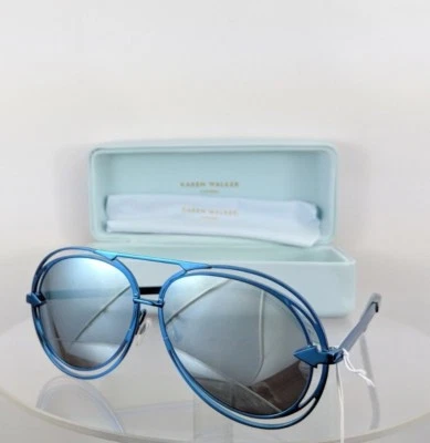 Nuevas gafas de sol auténticas Karen Walker JACQUES marco azul Foto 1 de 4