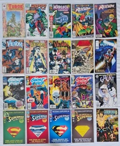 VINTAGE Comic Buch Lot 20 Stck. "May Include" Marvel DC Valient Image Lot 8 Sehr guter Erhaltungszustand + - Bild 1 von 11