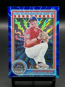 2025 Stars & Stripes USA Baseball Carson Bolemon #115 Blue Lightning /13 - Foto 1 di 2