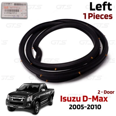 For Isuzu D-Max 03 2010 Mu-7 05 2013 Lh Front Door Rubber Seal Weatherstrip - Image 1 of 4