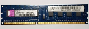 *Kingston 1GB 1Rx8 PC3-10600U-9-10-A0 RAM DIMM A _ ITEM #: HH-0011 - Picture 1 of 1