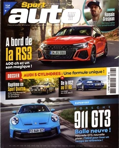 SPORT AUTO n°718 11/2021 AUDI RS3 AUDI QUATTRO GrB PORSCHE 911 GT3 GROSJEAN - Imagen 1 de 1