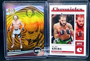 CLAY GUIDA 2023 Panini Chronicles UFC Red #131/199 & Illusions Orange SP #10/25